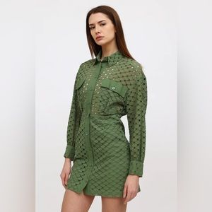 Sandro new with tags green dress, size US 6 (FR 38)